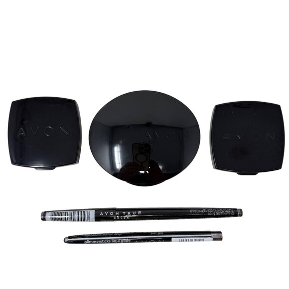 Avon Eye Shadow Eyeliner Bundle True Color Romantic Mauves Beige Taupe Brown NEW - Picture 1 of 15